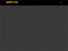 Tablet Screenshot of dynastygym.com